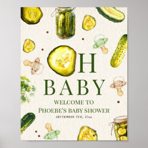 Pickles & Pacifiers Neutralt Välkommen till Barnka Poster