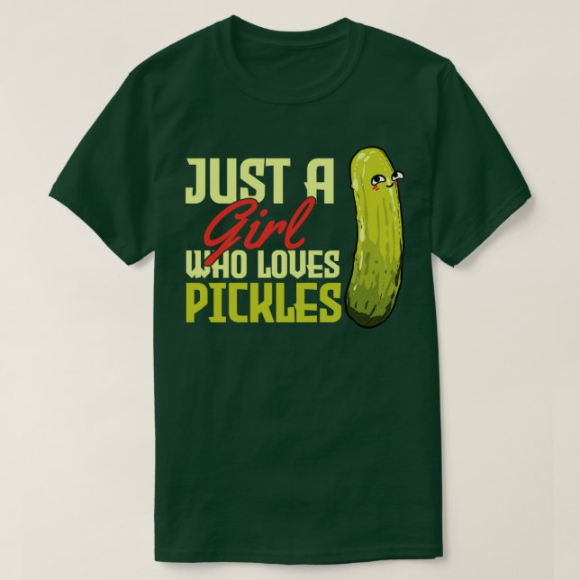 Pickles Pickle Älskare T Shirt (Design framsida)