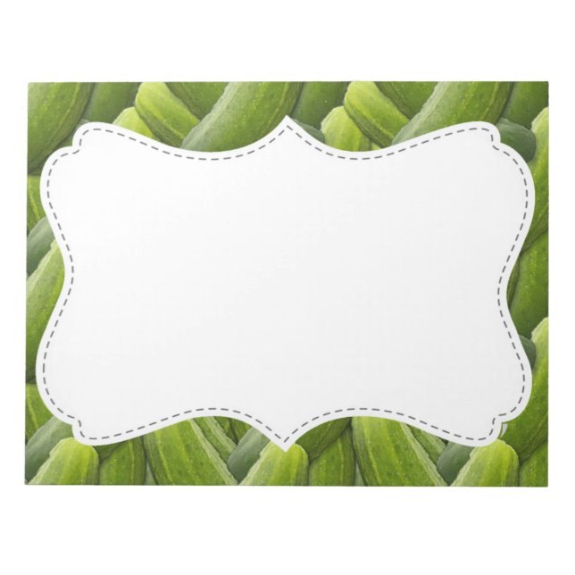 Pickles; Pickle Mönster Anteckningsblock (Framsida)