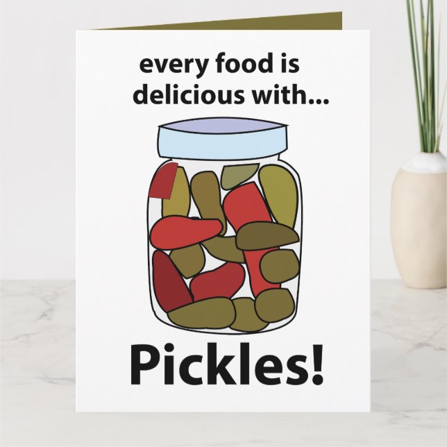 Pickles Varje Mat är God med Pickles  Kort (Framsida)