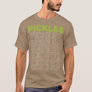 Pickles Vegan Pickle Älskare Vegetable Farming Veg T Shirt