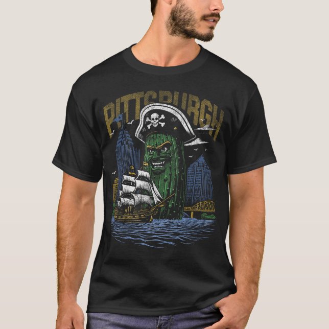 Picklesburgh Pirat T Shirt (Framsida)