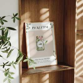 Pickletini | Sällskapets Signaturdryck Poster