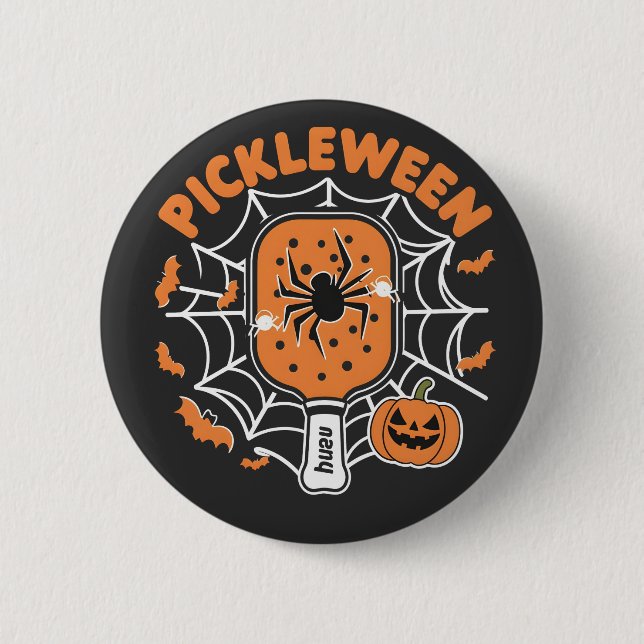 Pickleween Pickleball-sport Knapp (Framsida)