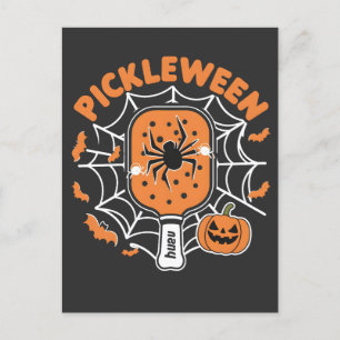 Pickleween Pickleball-sport Vykort