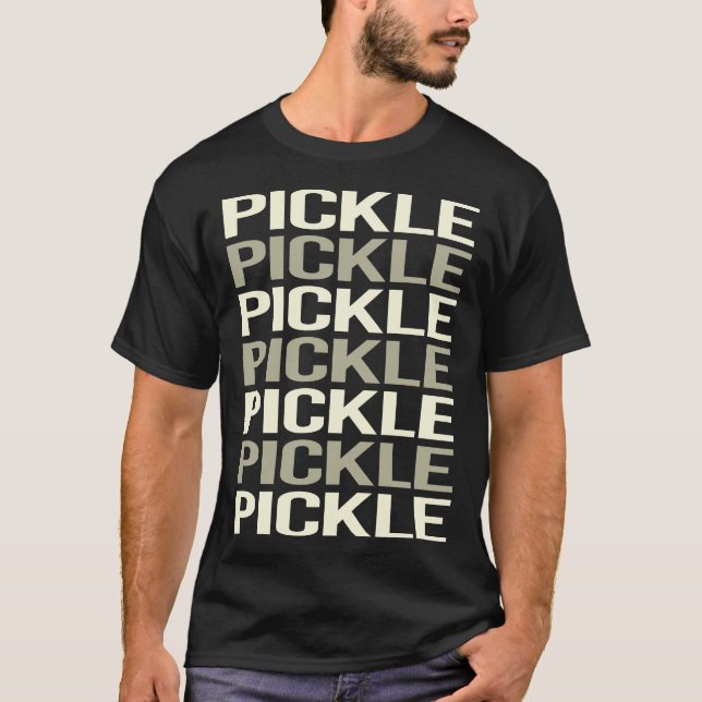 Pickling av vita textväljare t shirt (Framsida)
