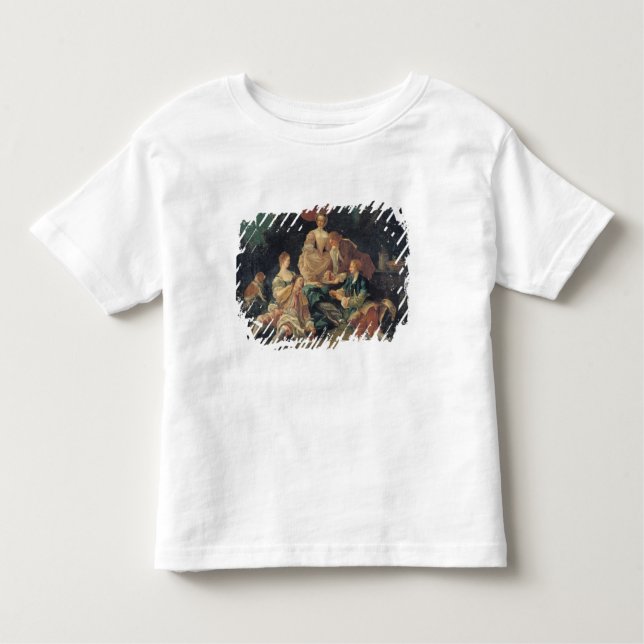 Picknick i en parkera tee shirt (Framsida)