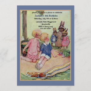 Picknick-inbjudan Inbjudningar