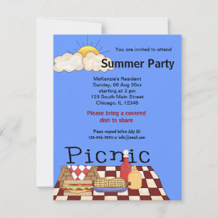 Picknick Inbjudningar