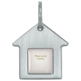 Picknick vid havet Hjärt rulla ID-bricka Husdjur