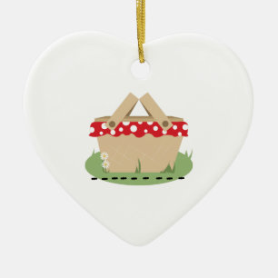 Picknickbasket Julgransprydnad Keramik