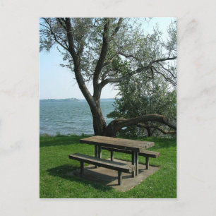 Picknickbord Along shorelinen Vykort
