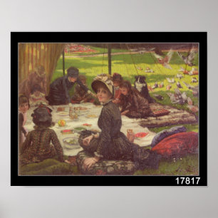 Picknicken, c.1881-2 poster