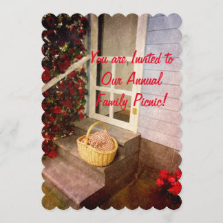 Picknickinbjudan - din anpassningsbar 5" x 7" inbjudningar