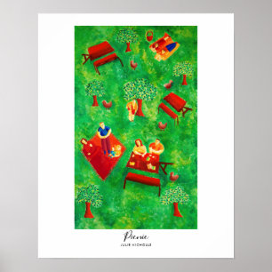 Picknickmålning Poster