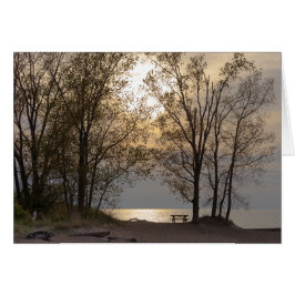 Picknickstrand Hälsningskort