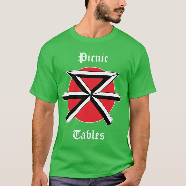 Picknickvänlig tjejfamilj t shirt (Framsida)