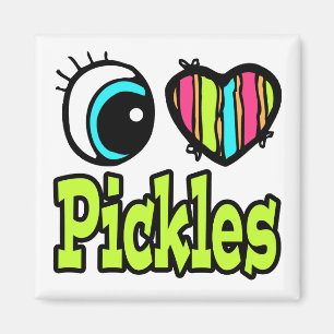 Pickor av typen Bright Öga Heart I Kärlek Magnet
