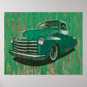 Pickup poster efter krig Chevy