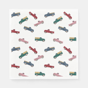 Pickupa Lastbilar Cute Fordon Transport Pappersservett