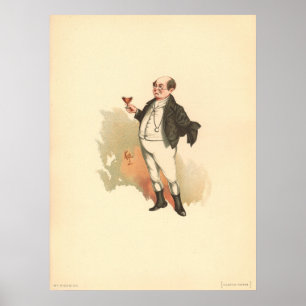 Pickwick by Kyd, Dickens' Pickwick  Poster