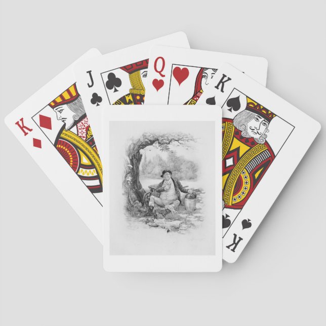 Pickwick från Charles Dickens: En grupp om Spel Kort (Baksidan)