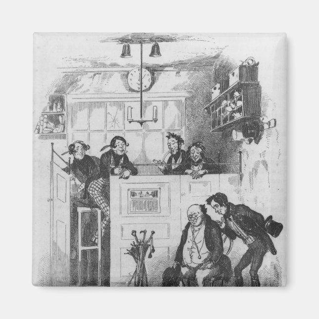 Pickwick och Sam på justitieministeriet Magnet (Framsidan)