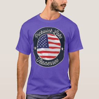 Pickwick Sjö - Patriotic Tennessee Souvenir T-Shi T Shirt