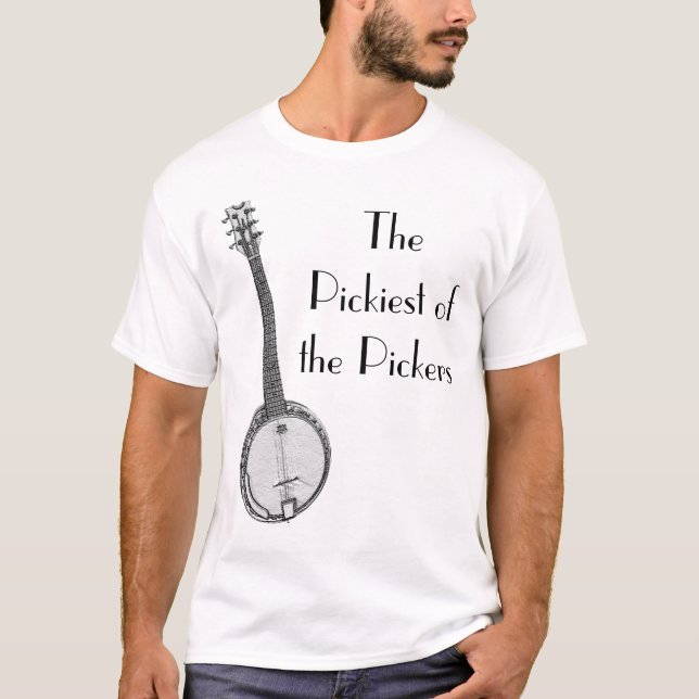 Picky Banjospelare Tee Shirt (Framsida)