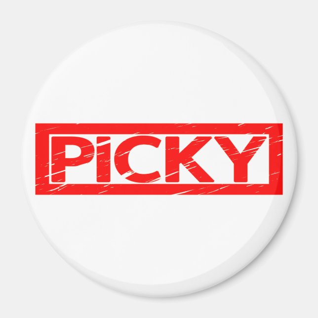 Picky Frimärke Magnet (Framsidan)