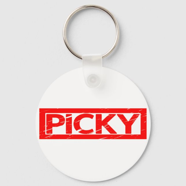 Picky Frimärke Nyckelring (Framsida)
