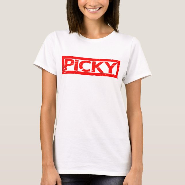 Picky Frimärke T Shirt (Framsida)
