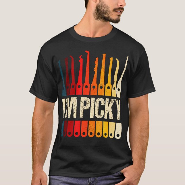 Picky Lock Picking Verktyg för snabbköp T Shirt (Framsida)