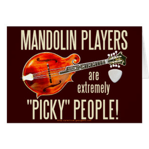 Picky Mandolinists Hälsningskort