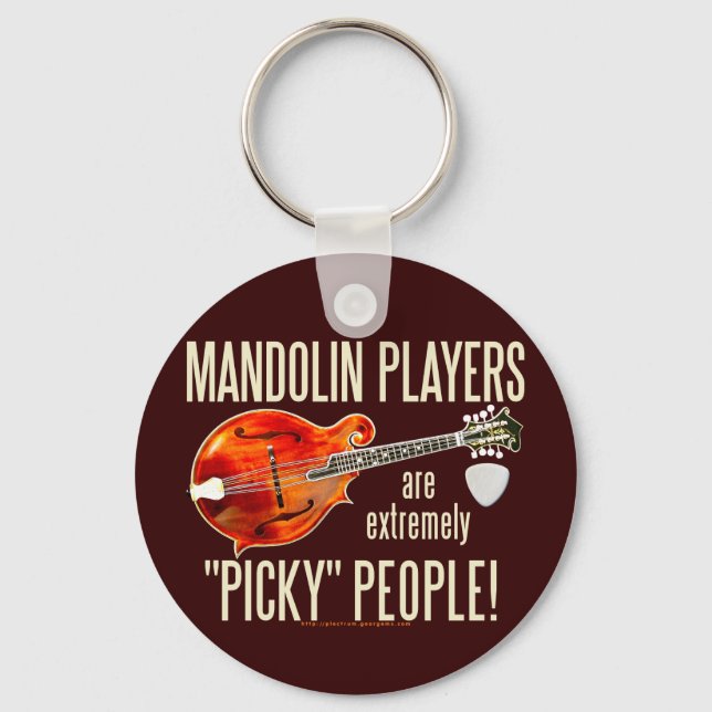 Picky Mandolinists Nyckelring (Framsida)