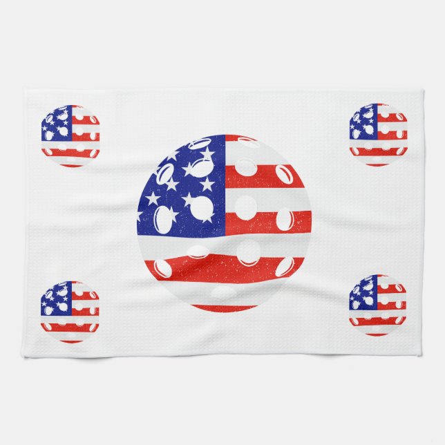 piclleball USA Kökshandduk (Horisontell)