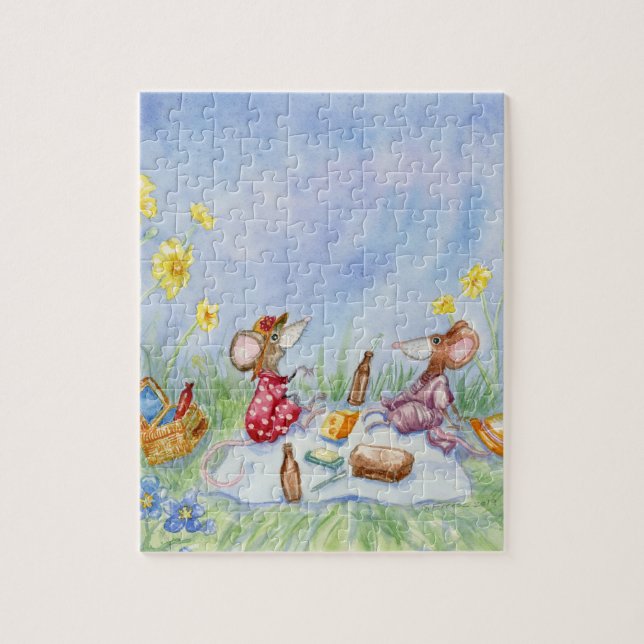 "Picnic" 110-Biet Jigszons Puzzle Pussel (Vertikal)