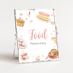 Picnic Baby Brunch Baby Shower Food Poster