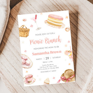 Picnic Baby Brunch Baby Shower-inbjudan Inbjudningar
