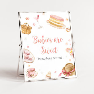Picnic Baby Brunch Baby Shower Spädbarn är Sweet Poster