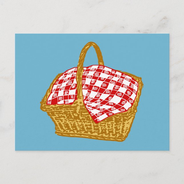 Picnic Basket Vykort (Framsida)