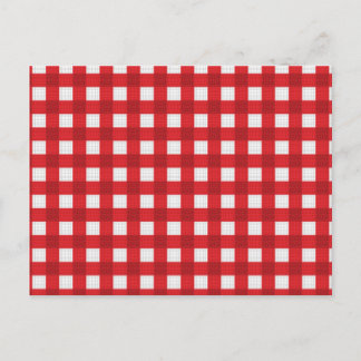 Picnic Blanket Mönster Vykort