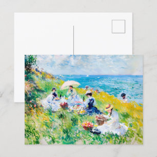Picnic by Sea - Impressionist Artwork Vykort
