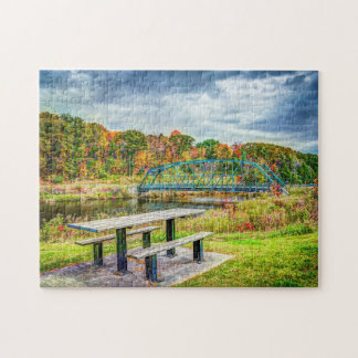Picnic by the Pond Puzzle Pussel
