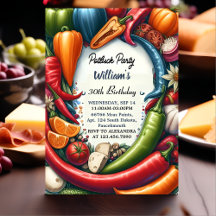 Picnic Chili Cook av Potluck Party 30års födelseda