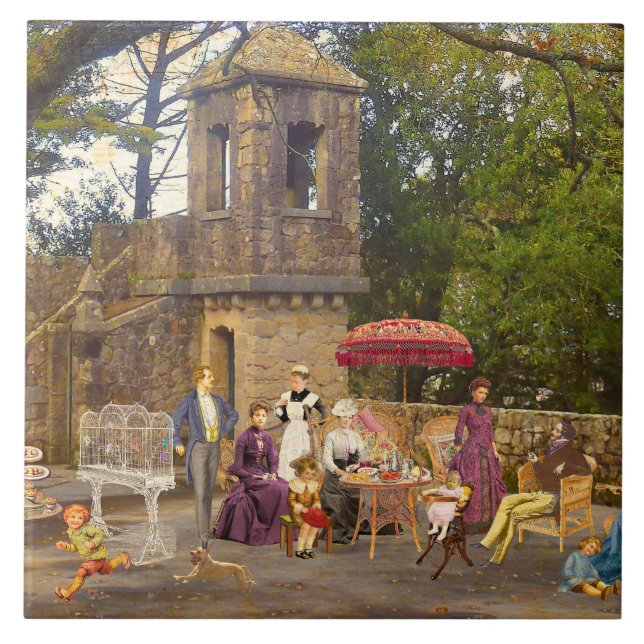 Picnic en la Quinta da Regaleira Kakelplatta (Framsidan)