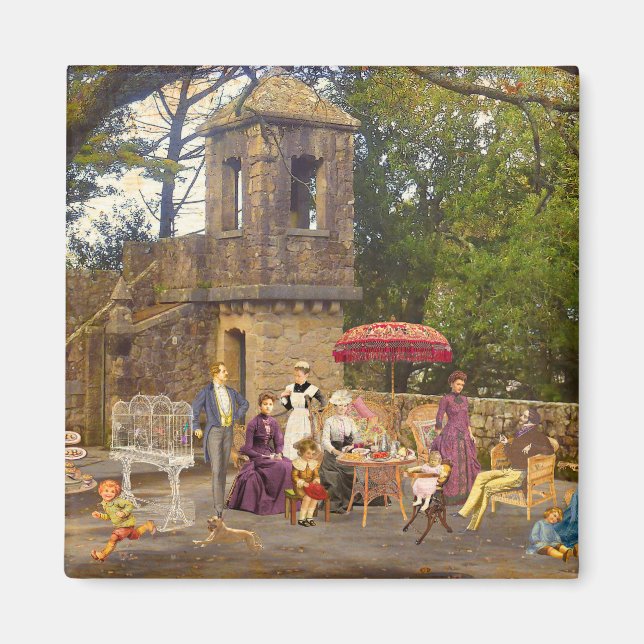 Picnic en la Quinta da Regaleira Magnet (Framsidan)