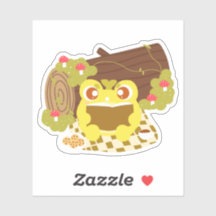 Picnic Frog Reading A Bok