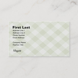 Picnic Gingham Checkered Tablecloth:Grön Visitkort