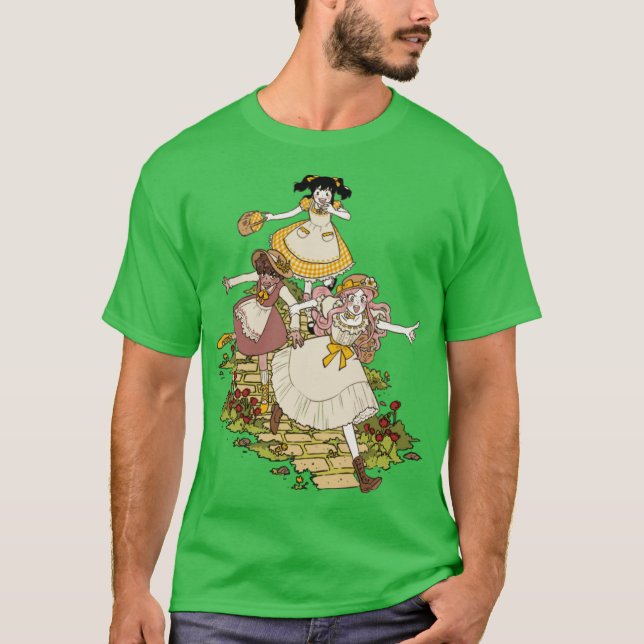Picnic Girls friends friend T Shirt (Framsida)
